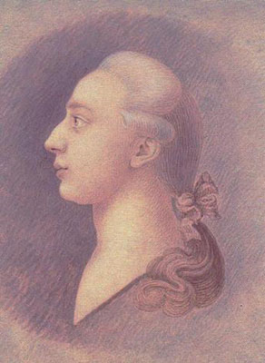 Giacomo Casanova in profile c 1750 by his brother Francesco Giuseppe Women - photo 5