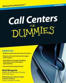 Bergevin - Call Centers For Dummies