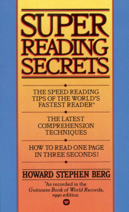 Berg Super Reading Secrets