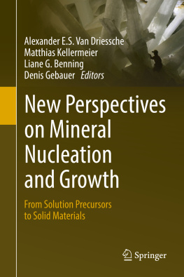 Benning Liane G. New Perspectives on Mineral Nucleation and Growth From Solution Precursors to Solid Materials