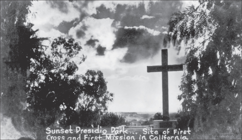 A memorial cross was raised at the 1769 site of Mission San Diego de Alcal the - photo 2