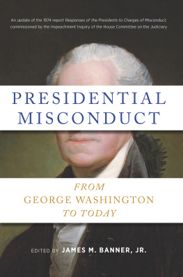 Banner - Presidential misconduct: from George Washington to today