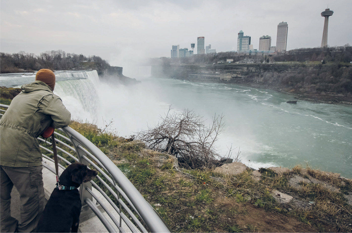 Taking in the sights and sounds of Niagara Falls Powerful and beautiful they - photo 5