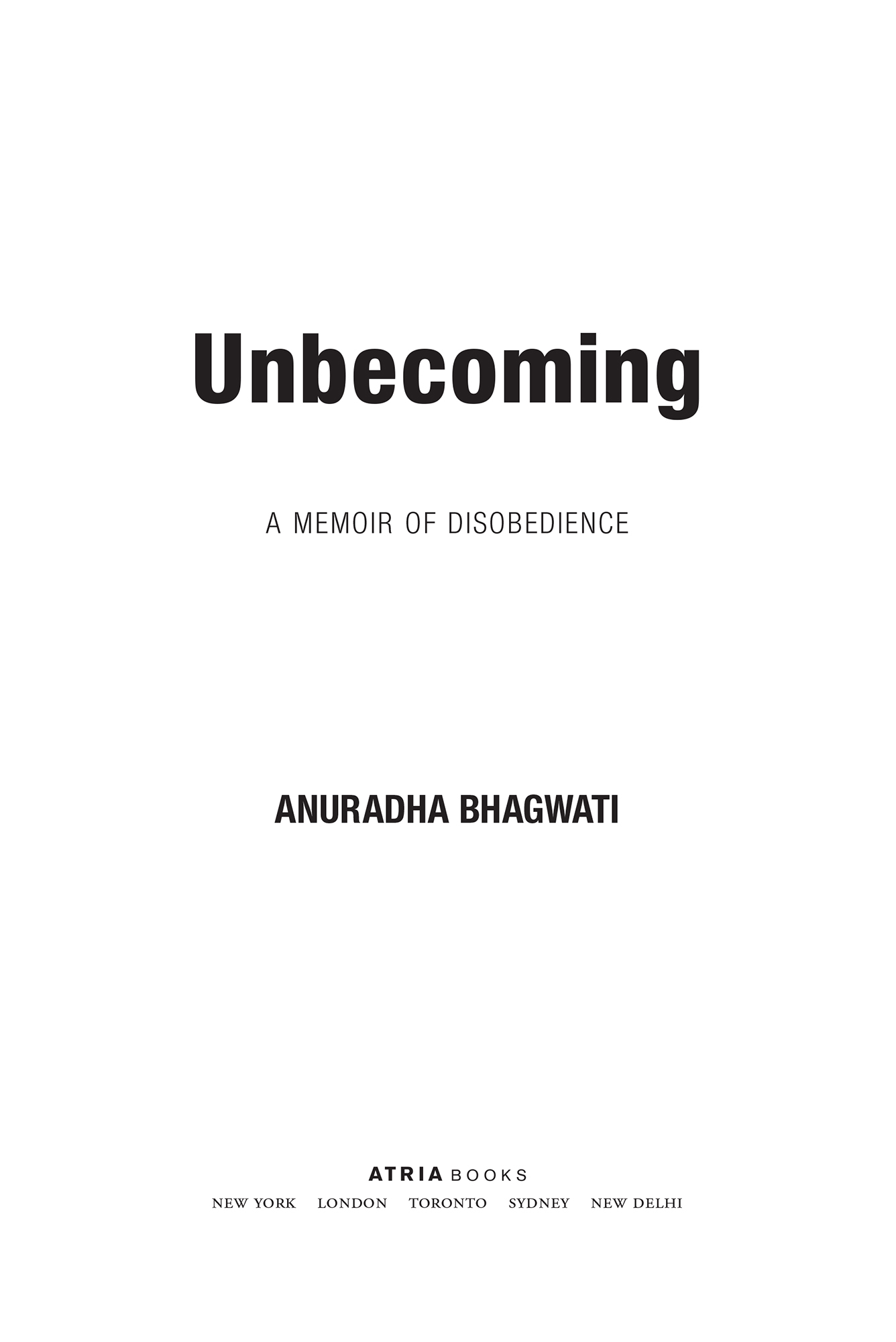 Unbecoming a memoir - image 1