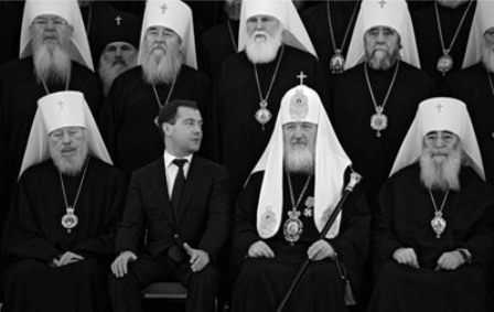 11 Russian Patriarch Kirill I centre right hailed the Putin era as a miracle - photo 13