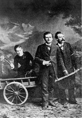 Lou Salom Paul Re and Friedrich Nietzsche pose for a photograph to celebrate - photo 7