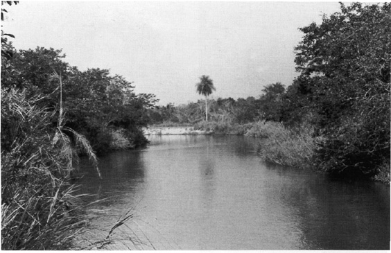 The Rio Aguarya-um the larger of the two rivers marking the boundaries of the - photo 9