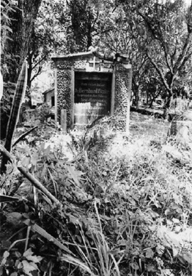 The grave of Bernhard Frster in the overgrown cemetery at San Bernardino near - photo 23