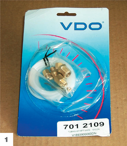 Heres the generic GM tubing kit made by VDO It consists of 6 feet of nylon - photo 8