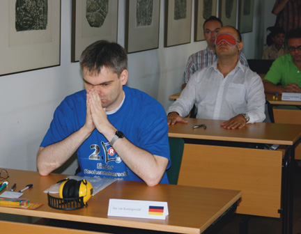 Contestants limbering up at the Mental Calculation World Cup seep 145 - photo 12