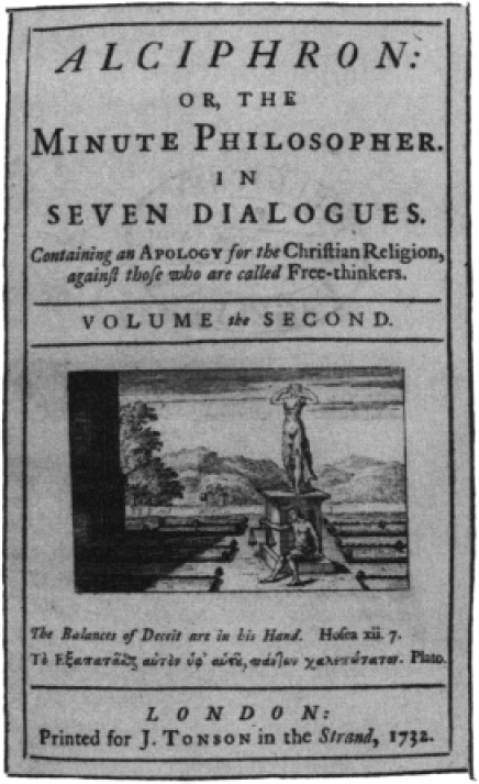 Figure 2 Title-page of the first edition of Alciphron volume II The second - photo 3