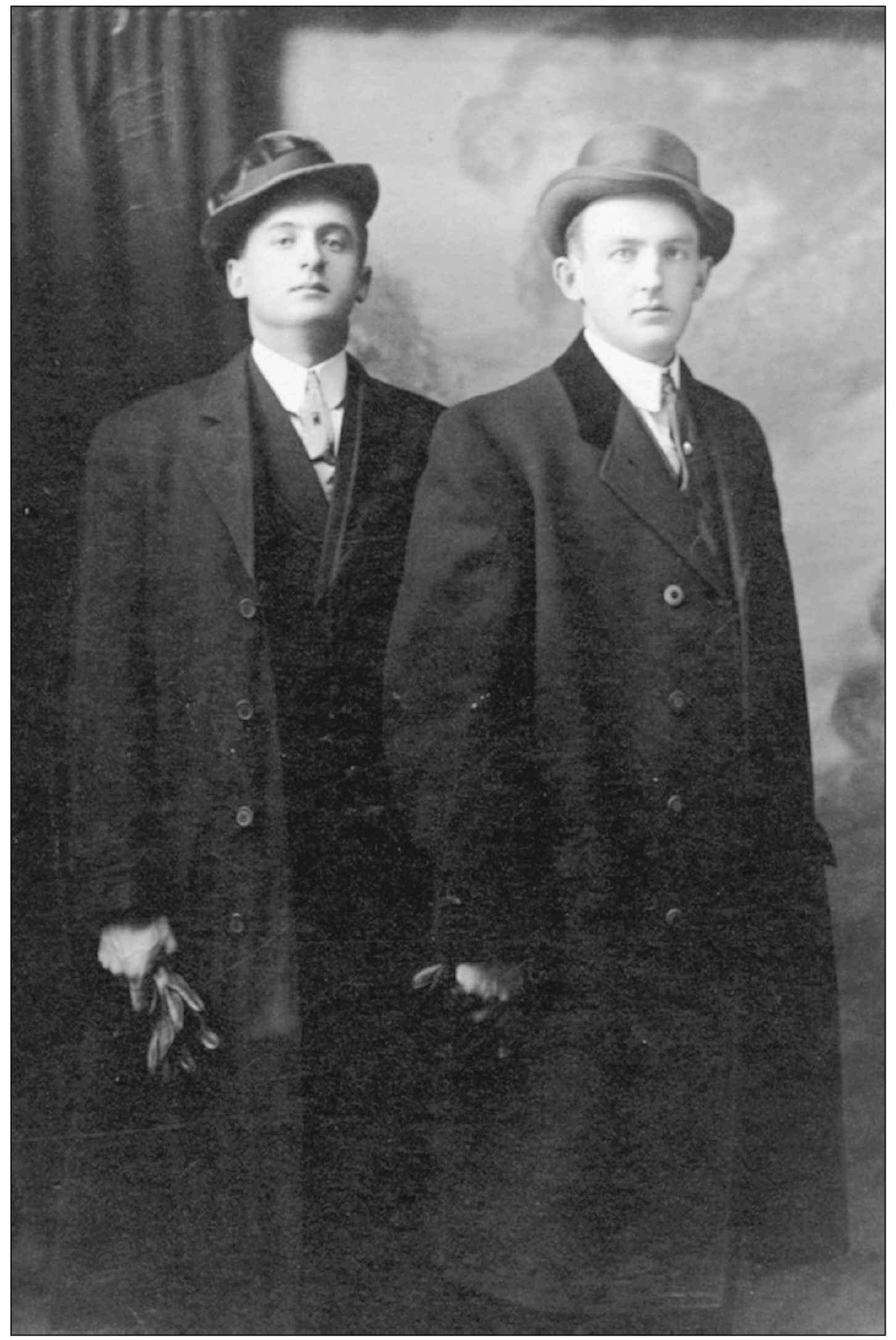 This picture of two handsome brothers was taken around 1910 when both were in a - photo 10