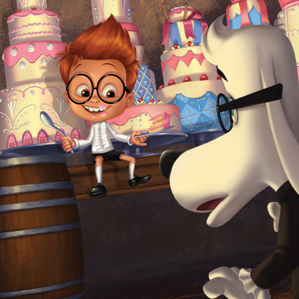 Mr Peabody found Sherman munching on cake in the kitchen Sherman dont you - photo 11