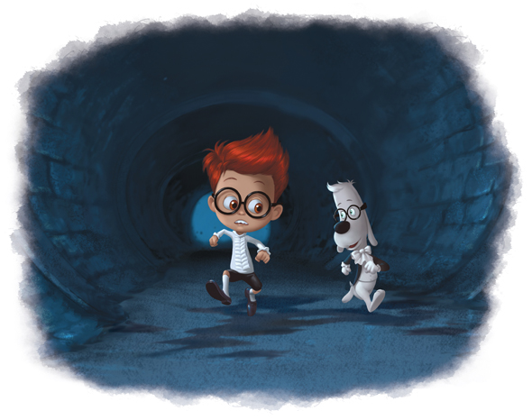 Mr Peabody howd you escape asked Sherman as they ran through the sewer - photo 16