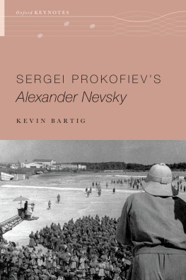 Bartig Sergei Prokofievs Alexander Nevsky