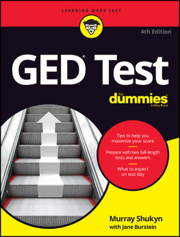 Burstein Jane R. - GED Test For Dummies