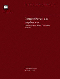 Page i Competitiveness and Employment A Framework for Rural Development - photo 1