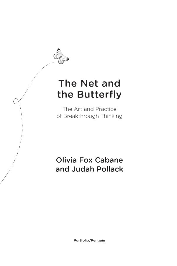 The net and the butterfly the art and practice of breakthrough thinking - image 1