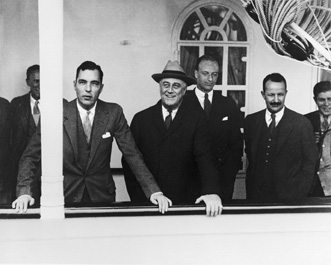 FDR with his friend Vincent Astor left who carried out espionage from his - photo 5