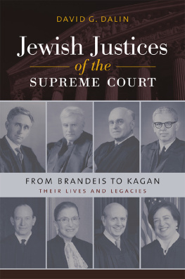 USA Supreme Court - Jewish justices of the Supreme Court: from Brandeis to Kagan