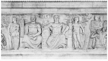 East courtroom frieze Adolph Weinman 19321934 in the Supreme Court building - photo 4