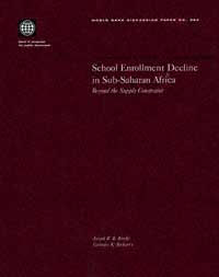 title School Enrollment Decline in Sub-Saharan Africa Beyond the Supply - photo 1