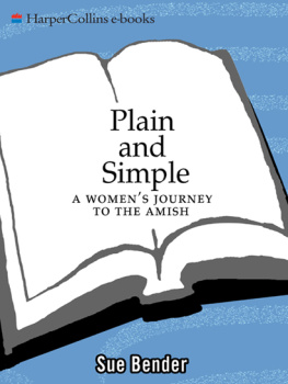 Bender - Plain and simple: a journey to the amish