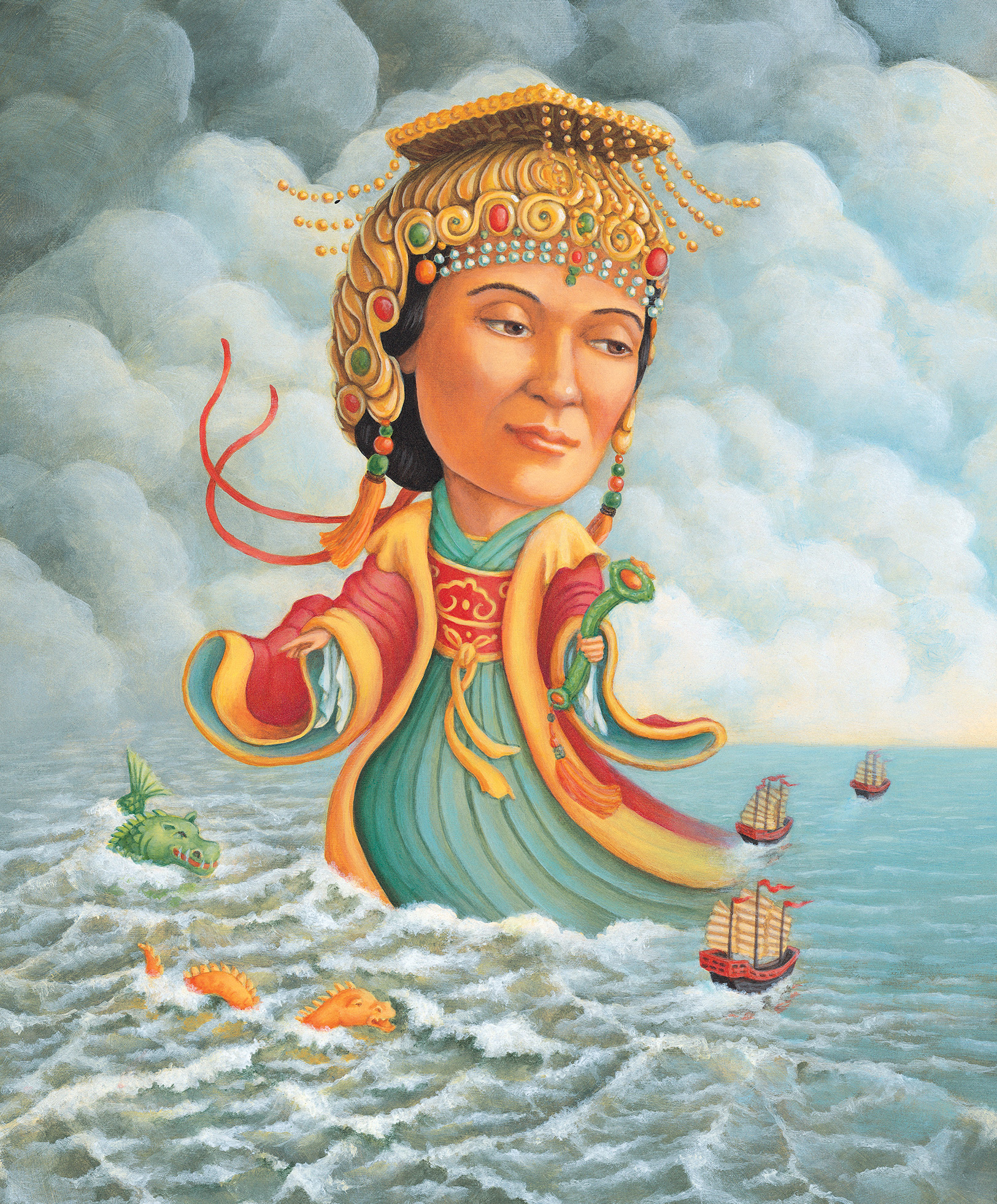 Tianfei the Chinese goddess of sailors and seafarers Text copyright 2014 by - photo 1