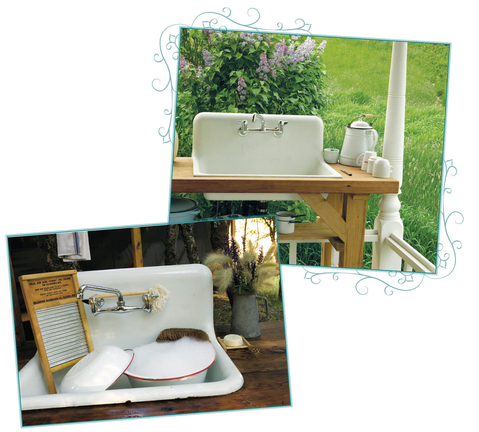 Cast-iron backyard sink Can you imagine your great-grannys grin about now - photo 15