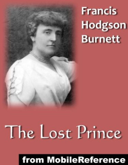 Burnett The Lost Prince: (Illustrated)