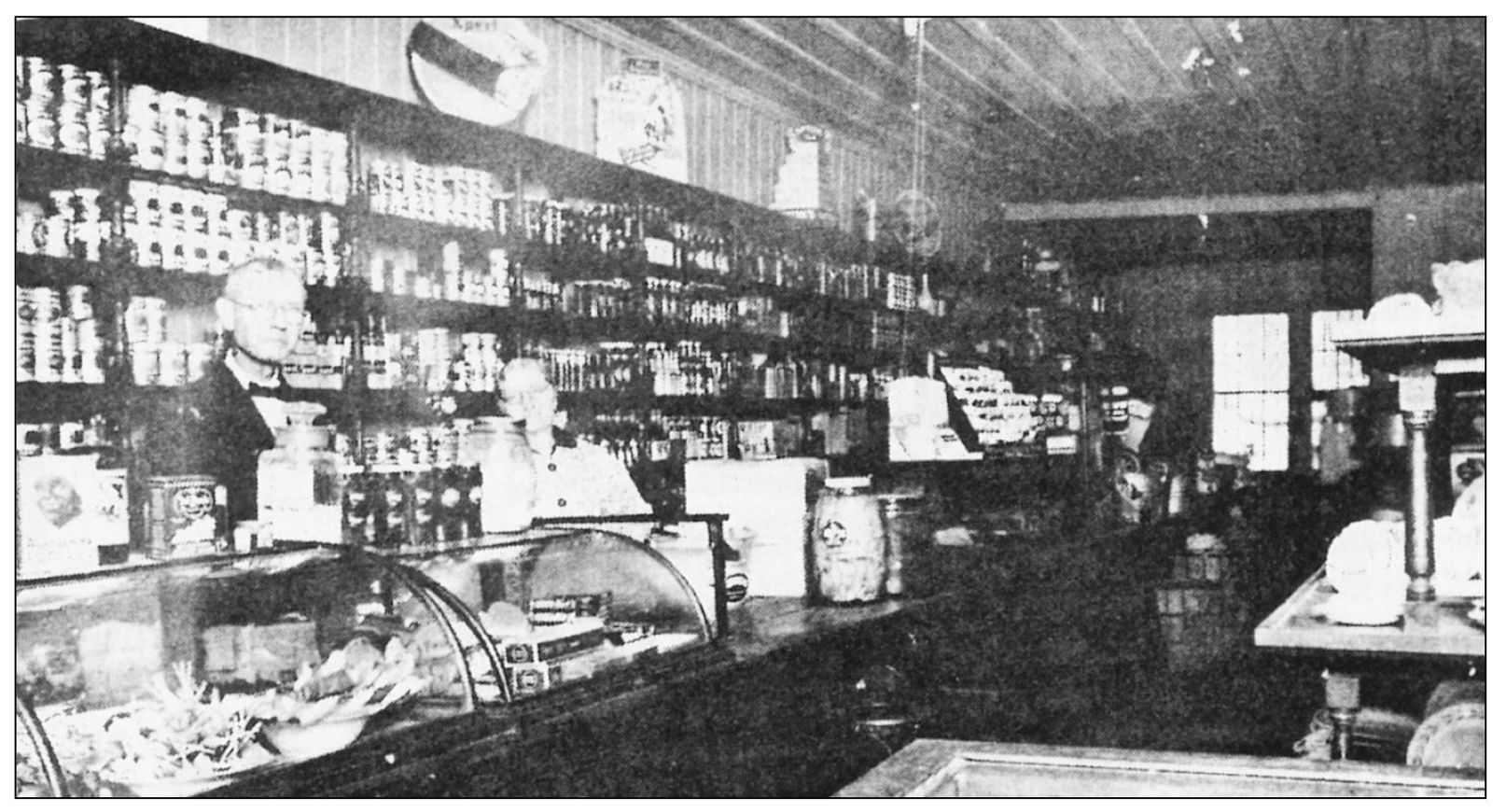 The inside of the Pugh Store was filled with groceries candy and even china - photo 9