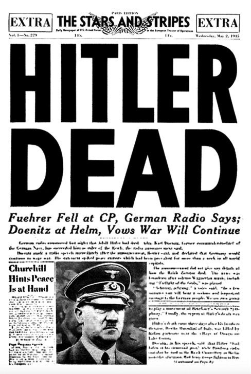 Based on Nazi radio reports newspapers around the world featured enormous - photo 3