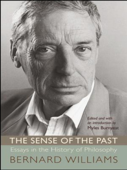 Burnyeat Myles The Sense of the Past: Essays in the History of Philosophy