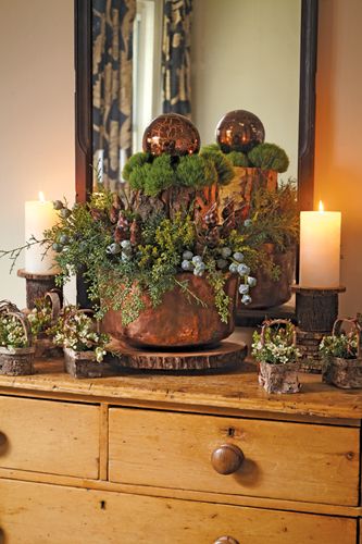 Woodsy accents in brown copper gray and green come together in a livable - photo 6