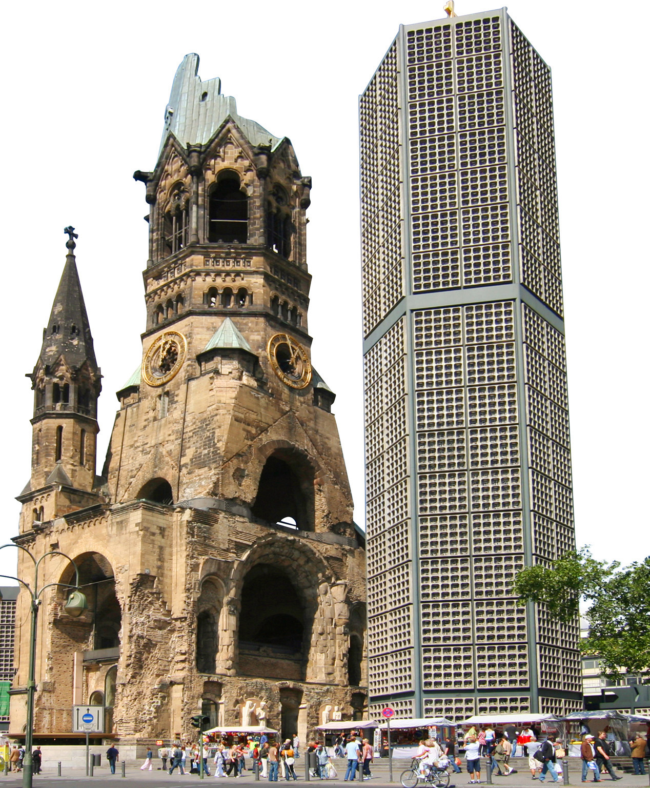 The Kaiser-Wilhelm-Gedchtnis-Kirche stands as a reminder of the horrors of war - photo 12