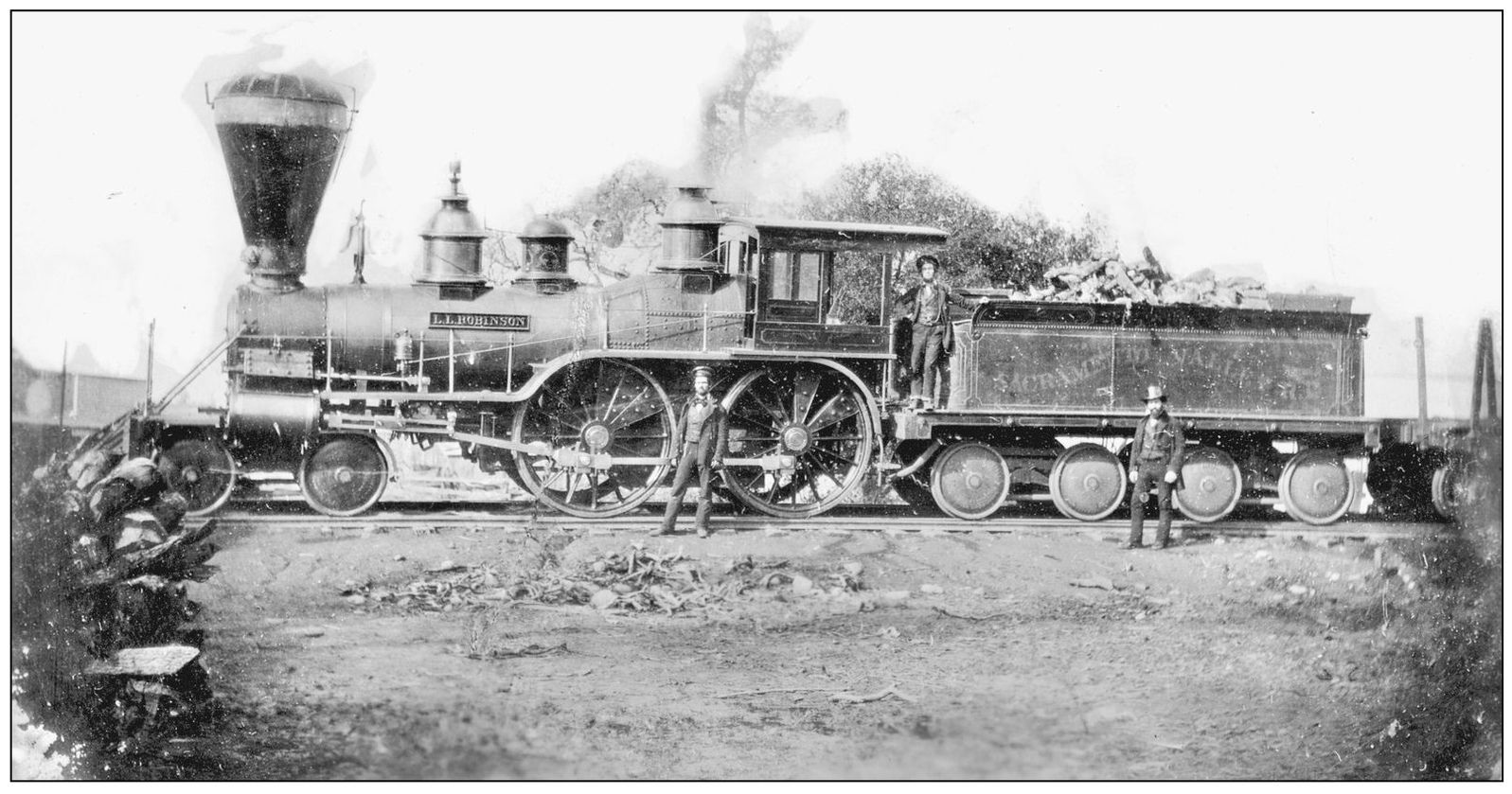 The SVRR used wood-burning steam locomotives like this one the L L Robinson - photo 5