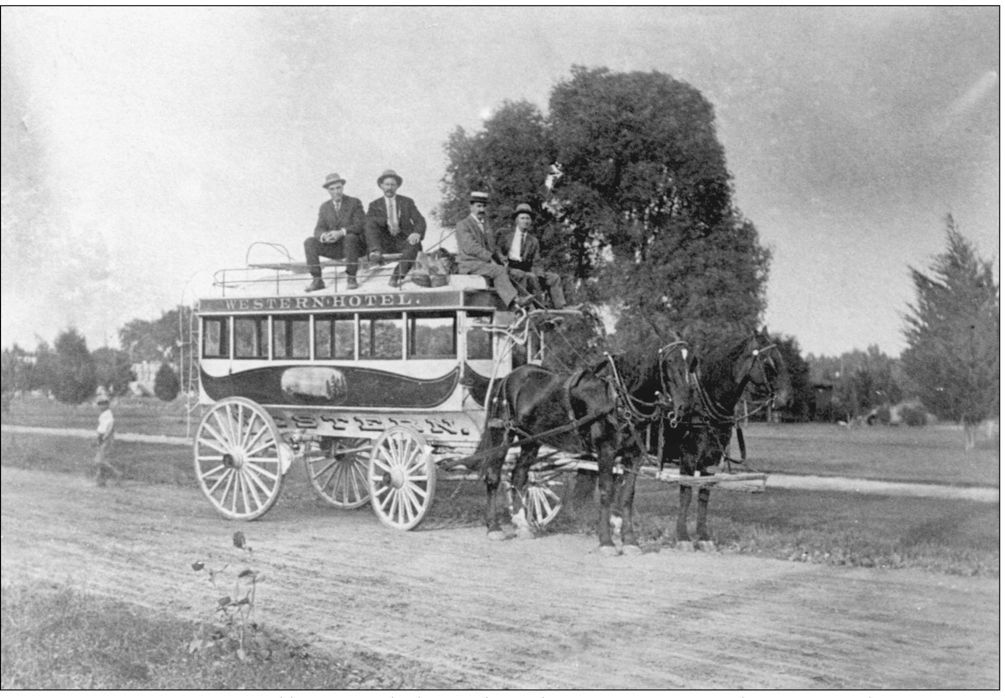 Sacramentos first public transit vehicles were horse-drawn passenger wagons - photo 3