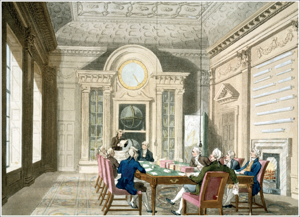 The Admiralty Boardroom as drawn by Rowlandson and Pugin in 1808 The - photo 2