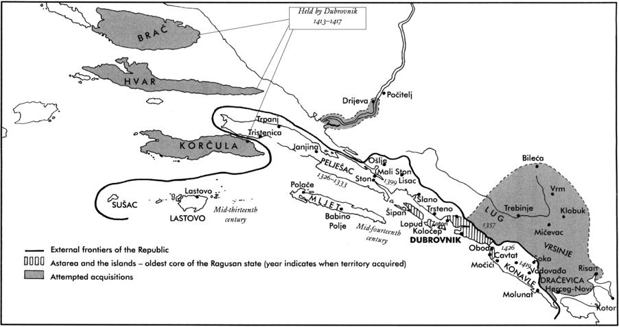 Territory of the Ragusan Republic ROBIN HARRIS DUBROVNIK A HISTORY SAQI - photo 3