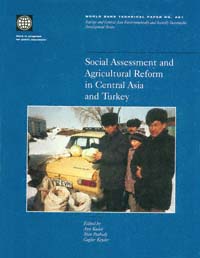 title Social Assessment and Agricultural Reform in Central Asia and Turkey - photo 1