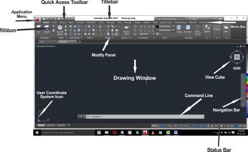 AutoCAD User Interface TABLE OF CONTENT COMMONLY USED AUTOCAD SHORTCUT KEYS One - photo 1