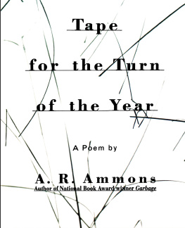 A. R. Ammons - Tape for the Turn of the Year