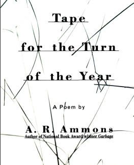 A. R. Ammons Tape for the Turn of the Year