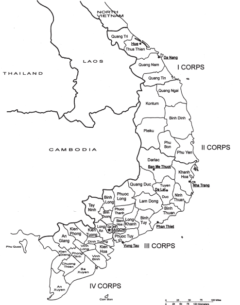 South VietnamProvincial and Corps boundaries circa 19621963 adapted from maps - photo 3