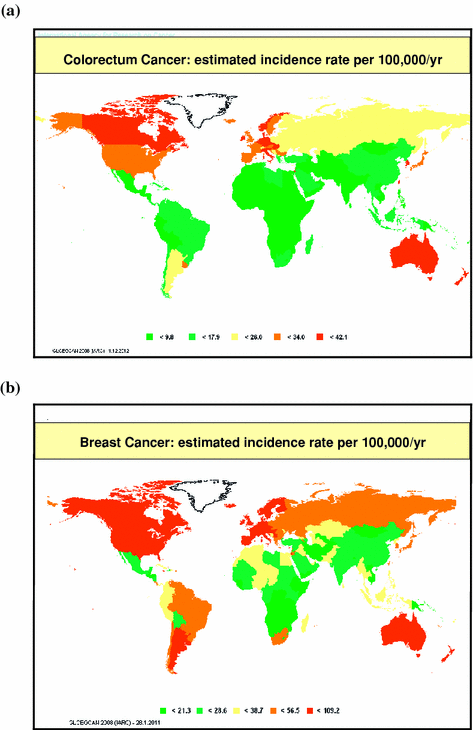 Fig 1 GLOBOCAN 2008 estimated cancer incidence rate worldwide per 100000yr - photo 1