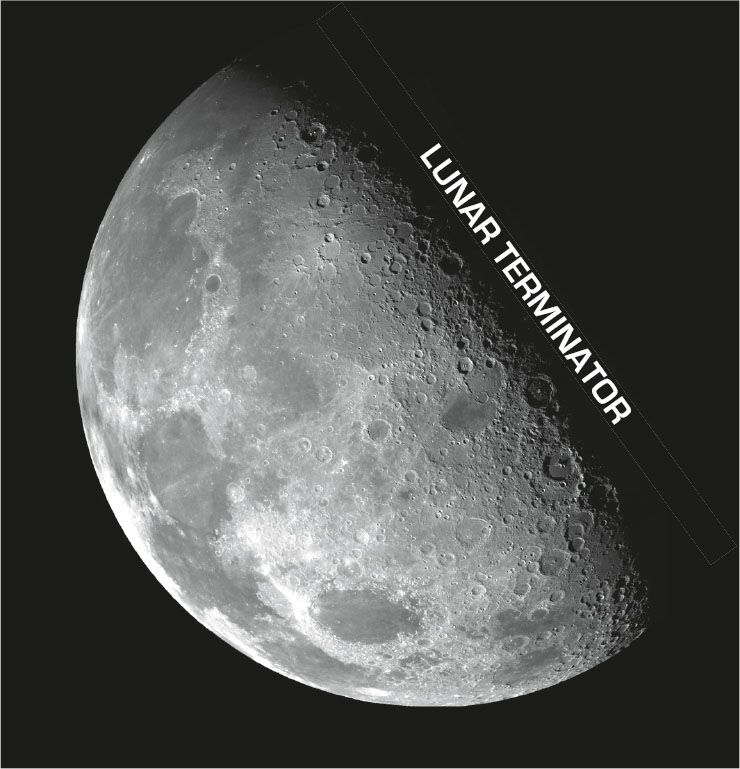 If you look at the moon without the aid of a telescope you can see how the - photo 4