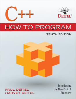 Paul J. Deitel - C++ How to Program