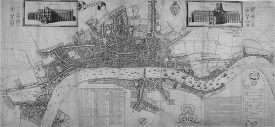 Map 1 William Faithorne An Exact Delineation of the Cities of London and - photo 4