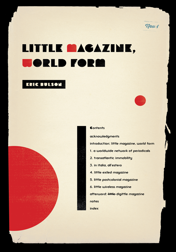 LITTLE M AGAZINE W ORLD FORM modernist latitudes modernist latitudes - photo 1