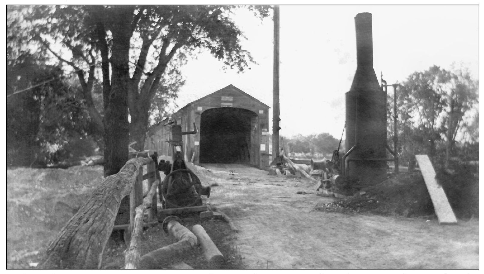 Early20th century repair efforts are seen here on the Upper Bridge The pine - photo 7